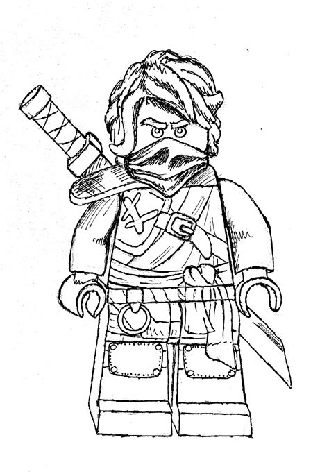 ninjago ausmalbilder lloyd|Ninjago Lloyd coloring page 